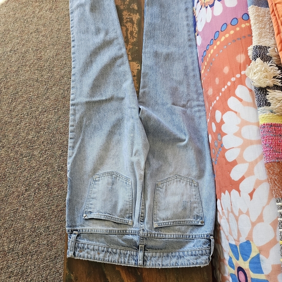 Plicro & The Letterpress Hyphen Distressed Straight Leg Women's Size 28 Jeans - Picture 2 of 5